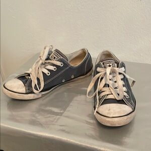 Converse White and Blue Sneakers Classic Style